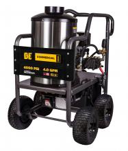 BE Power Equipment HW4013HG - 4,000 PSI - 4.0 GPM HOT WATER PRESSURE WASHER WITH HONDA GX390 ENGINE AND GENERAL TRIPLEX PUMP