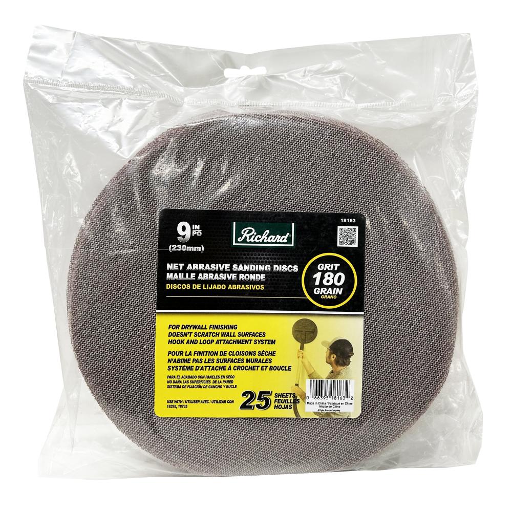 9IN ROUND SAND NET 180, 25PK