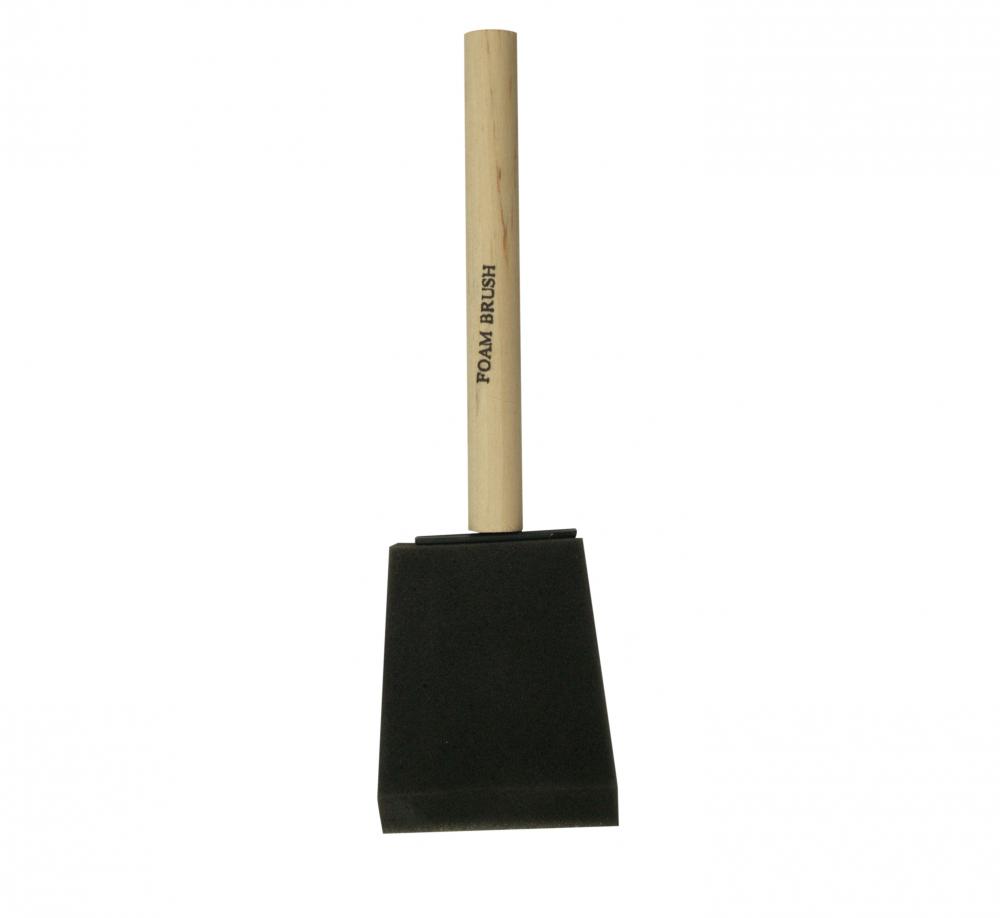3&#34; FOAM BRUSH WITH NATURAL WOO