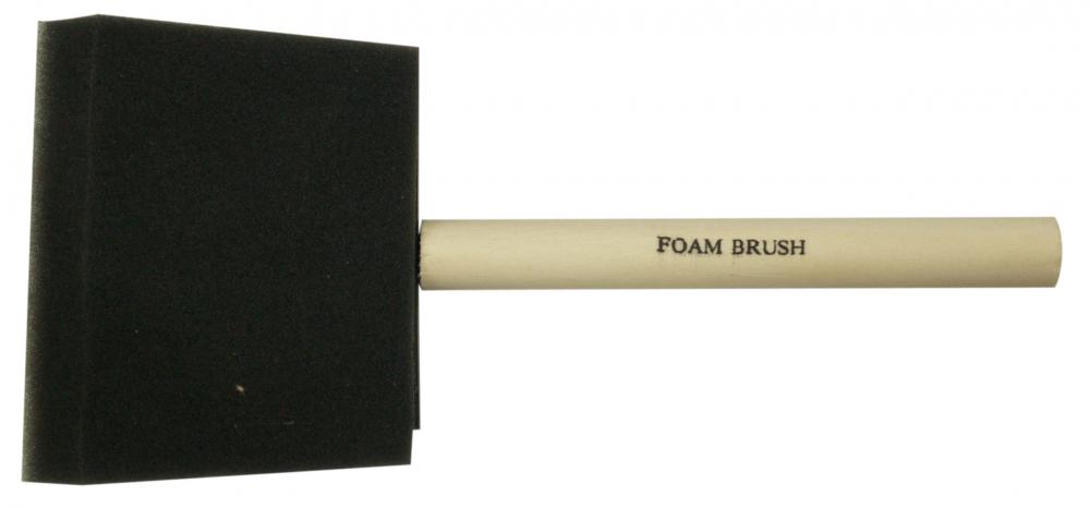 4&#34; FOAM BRUSH WITH NATURAL WOO