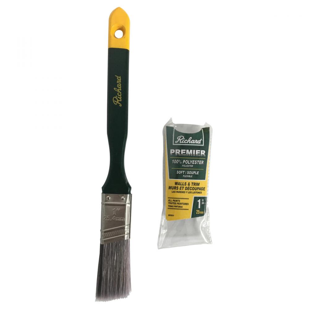 1&#34; ANGULAR PAINT BRUSH, POLYES