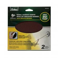 A. Richard Tools 18179-2 - 9IN RND SND SHEET, GRT 80, 2PK