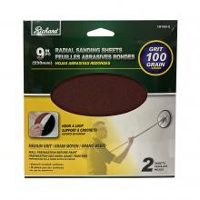 A. Richard Tools 18180-2 - 9IN RND SND SHEET, GRT100, 2PK