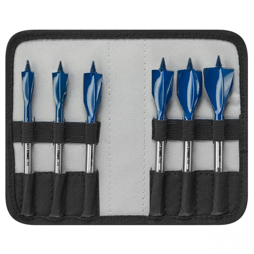 6 pc. Wood-Boring Bit Set