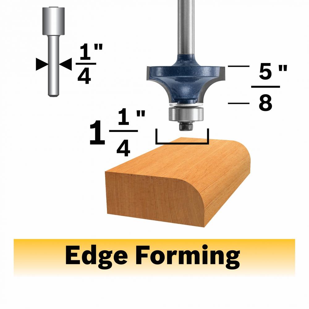 3/8 In. Roundover Router Bit