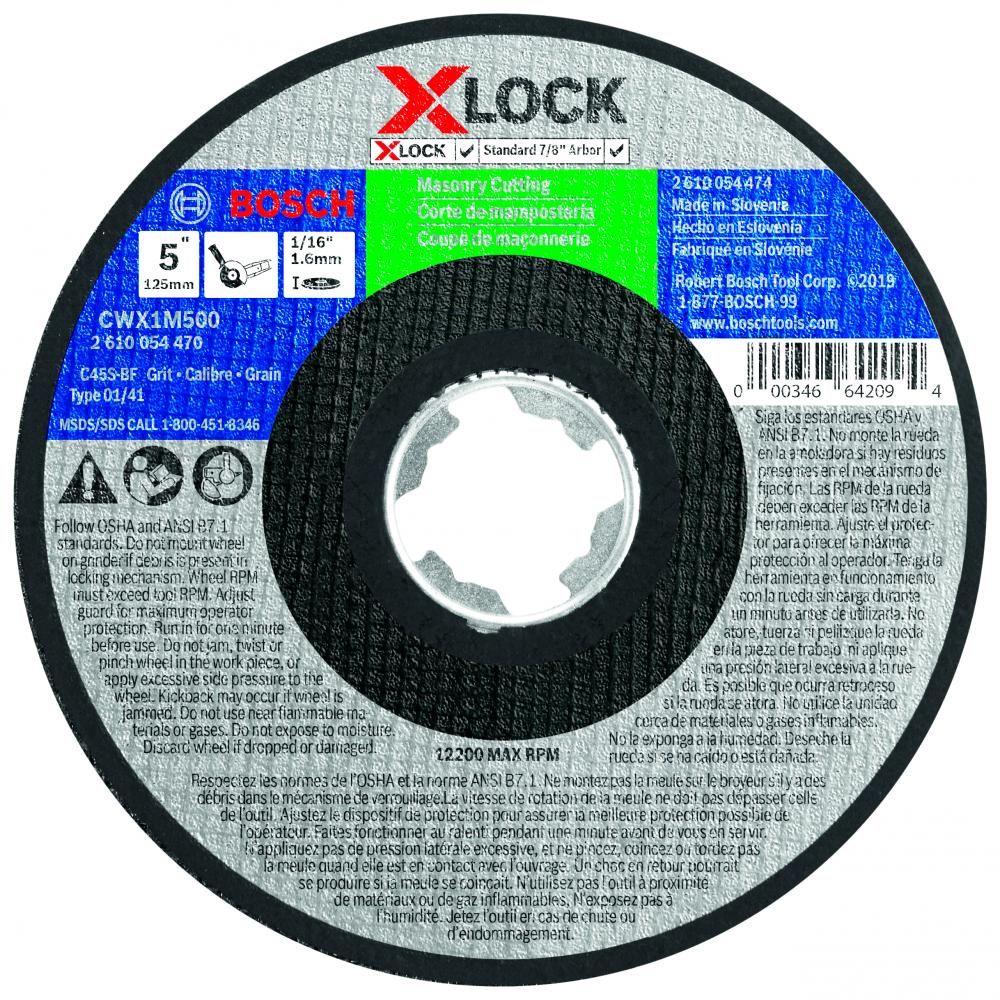 5 In. X-LOCK Abrasive Wheel