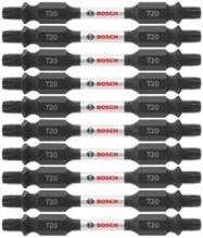 Bosch ITDET2025B - 10 pc. Impact Tough™ 2.5" Torx® #20 Double-Ended Bits (Bulk Pack)
