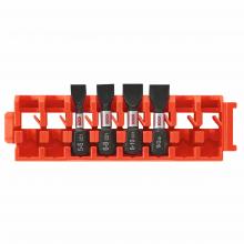 Bosch ITDSLV104C - 4 pc. 1 In. Slotted Insert Bit Set