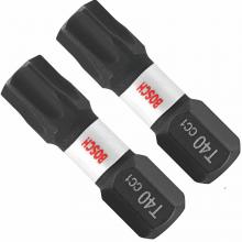 Bosch ITDT40102 - 2 pc. 1 In. TorxÂŽ #40 Insert Bit