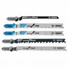 Bosch T500 - 5 pc. T-Shank Jig Saw Blade Set