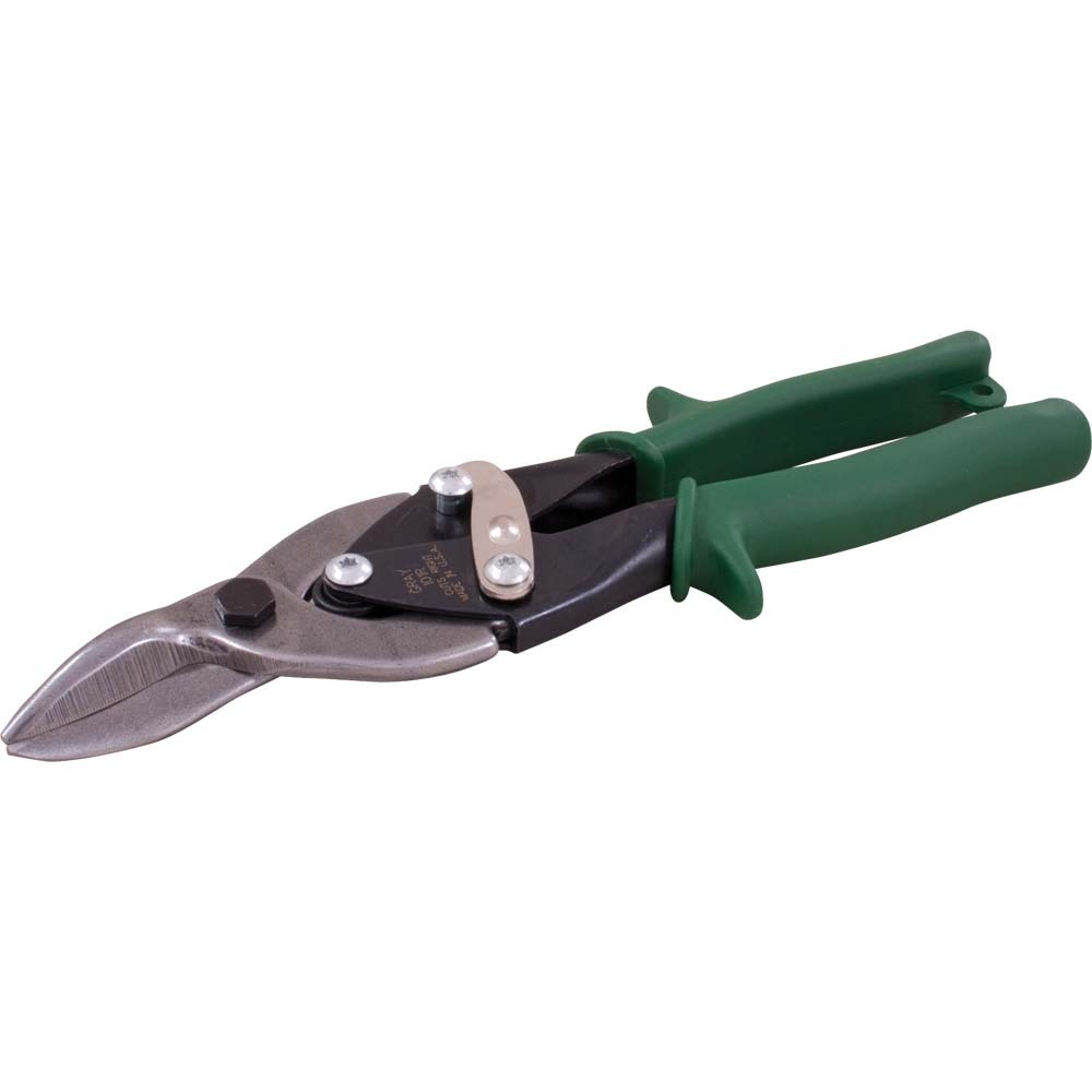 1-1/2-Inch Cut Gray Tools Left and Straight Cutting Offset Aviation Snips 9-3/4-Inch Long