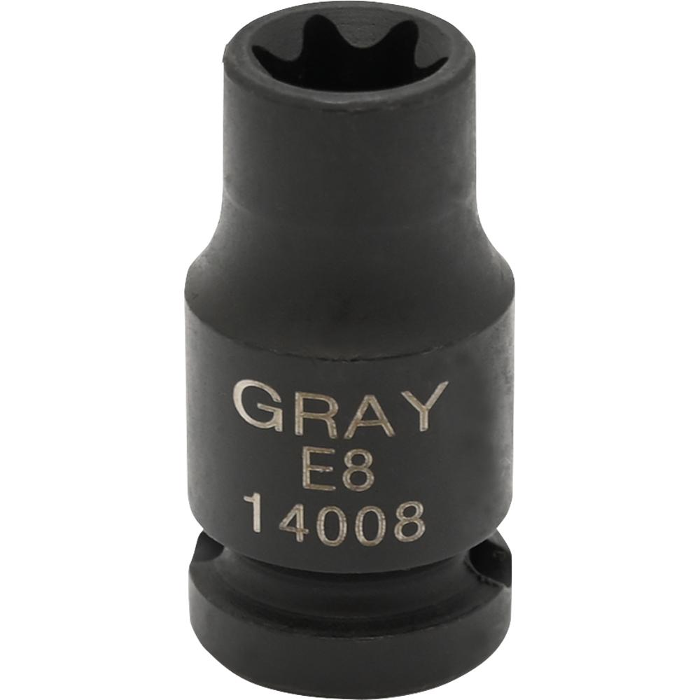 1/4&#34; Drive E8 Hex, Female Torx Impact Socket