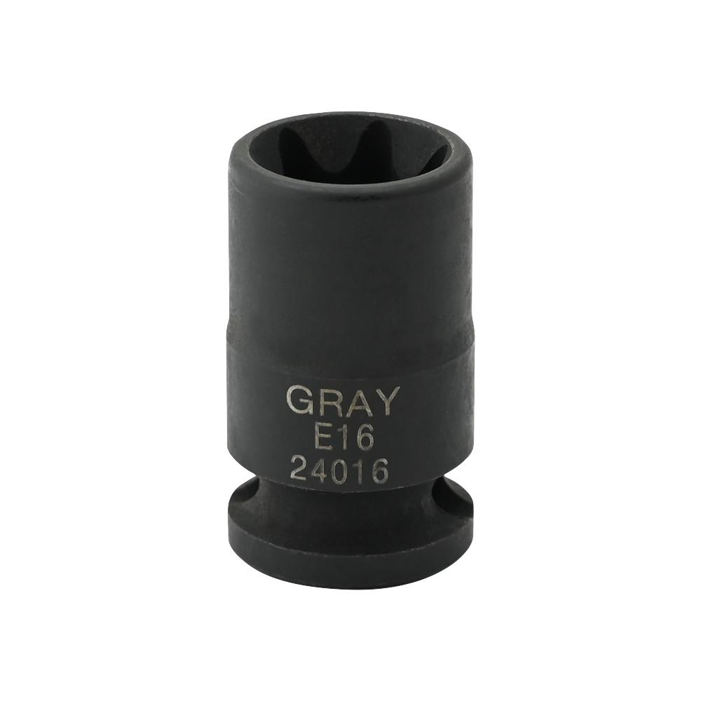 3/8&#34; Drive E16 Female Torx, Impact Socket