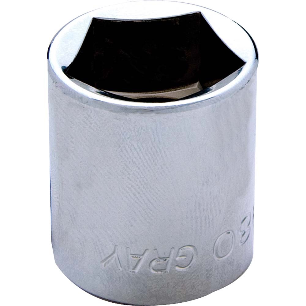 1/2&#34; Drive 5 Sided Penta Socket, Chrome Finish