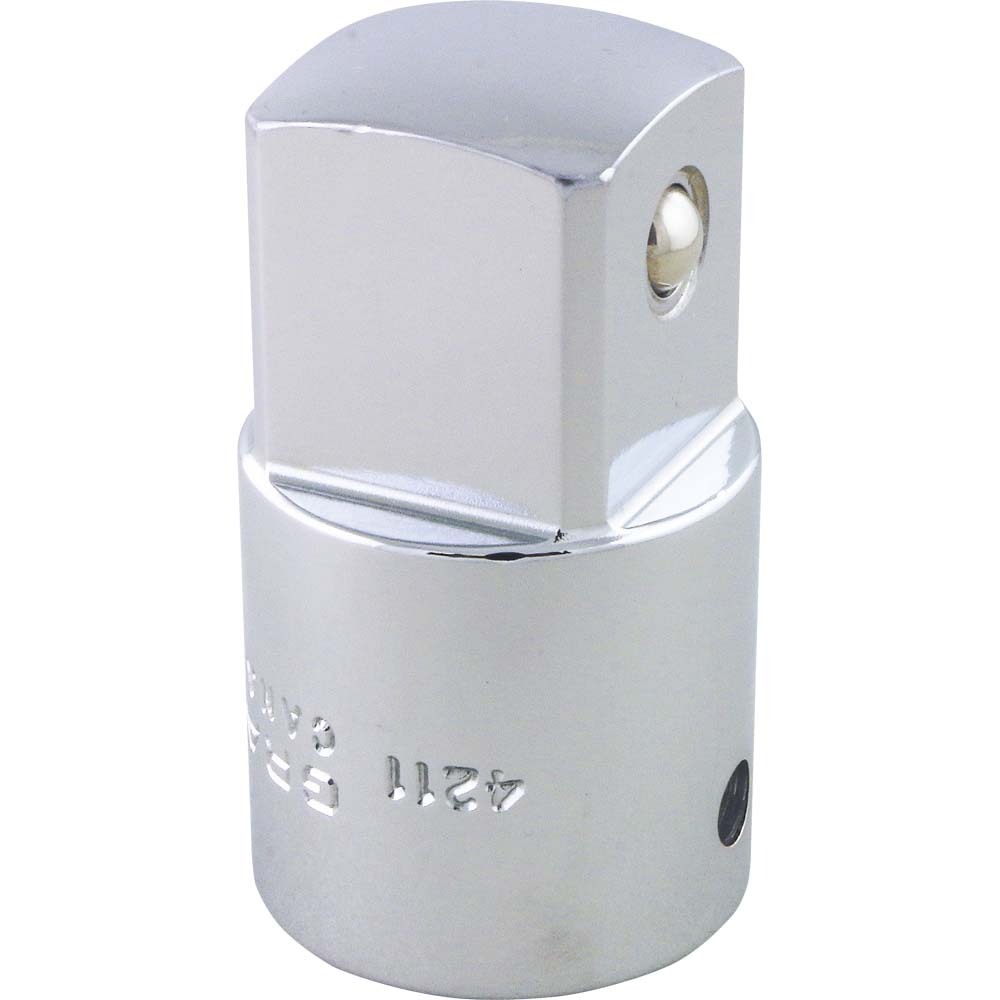 Chrome Adapter, 3/4&#34; Female X 1&#34; Male
