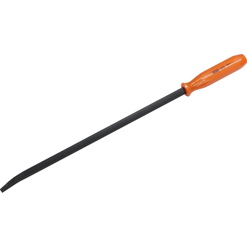 18&#34; Screwdriver Handle Pry Bar, Curved Black Oxide Finish Blade