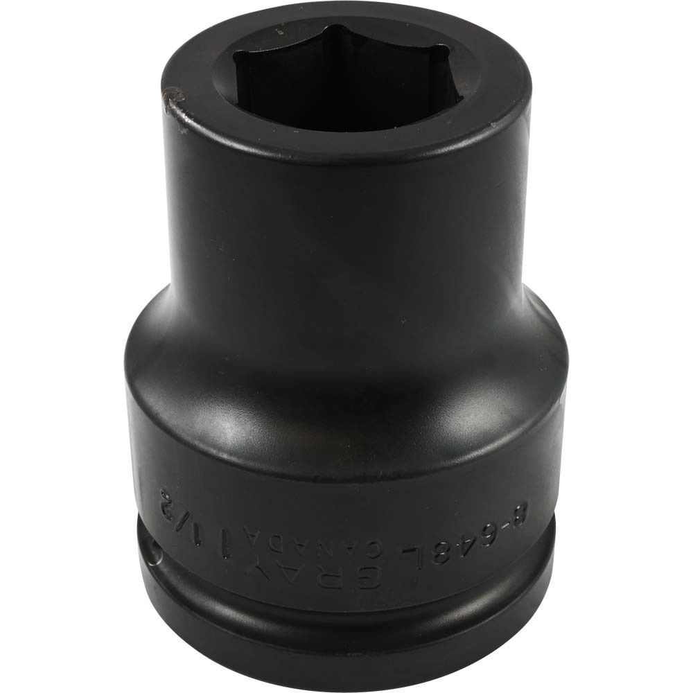 1-1/2&#34; X 1-1/2&#34; Drive, 6 Point Deep Length, Impact Socket