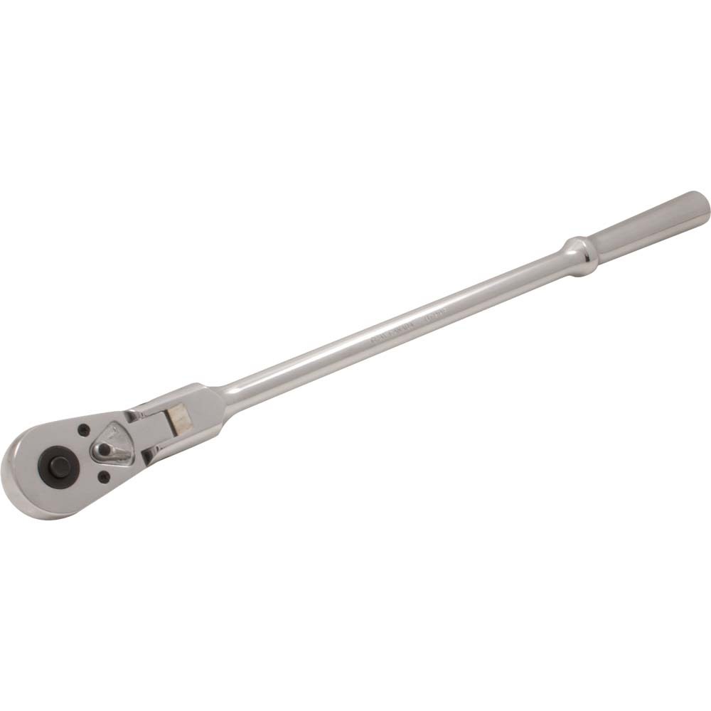 1/2&#34; Drive 40 Tooth Chrome, Reversible Ratchet Flexible Head, 14-1/2&#34; Long