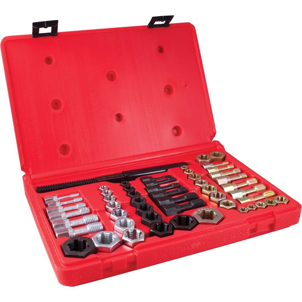 53 Piece Rethreading Kit, 19 Taps, 32 Dies & 2 Thread Files