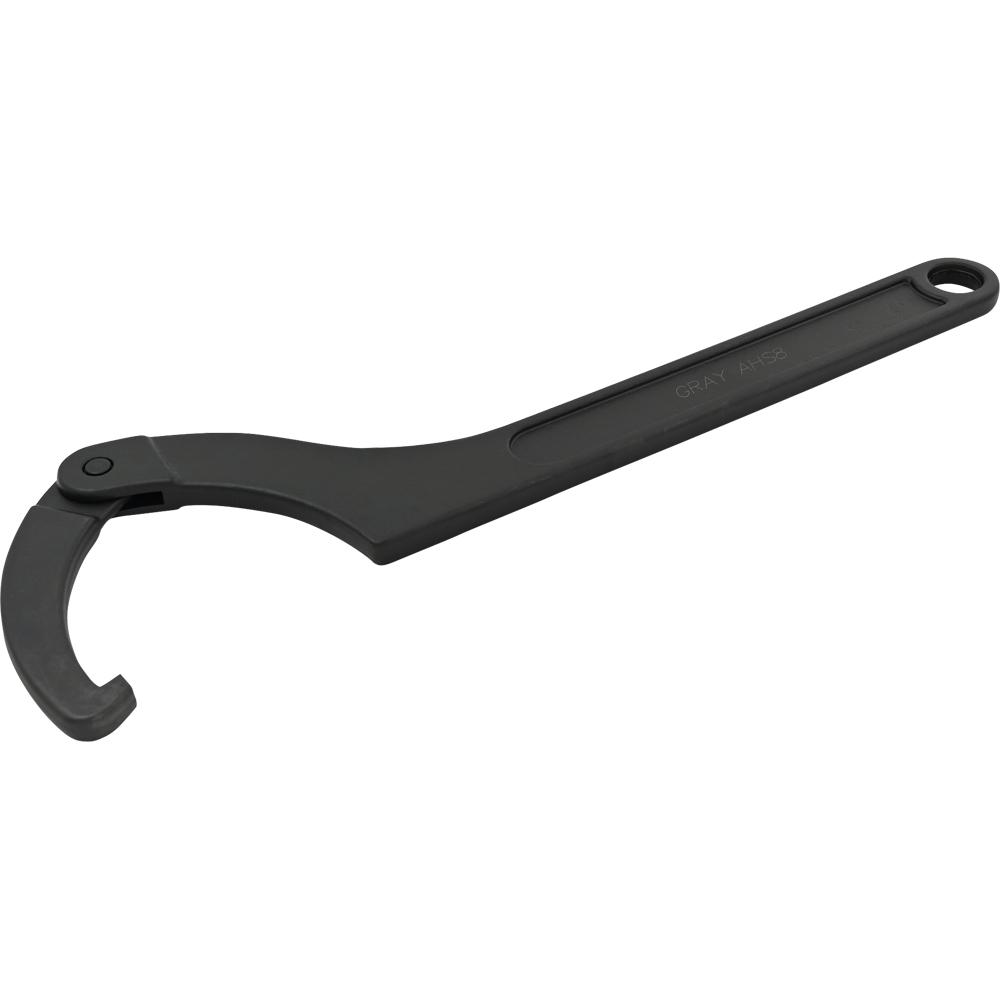 Adjustable Head Hook Spanner Wrench - 6-1/8&#34; To 8-3/4&#34; Capacity