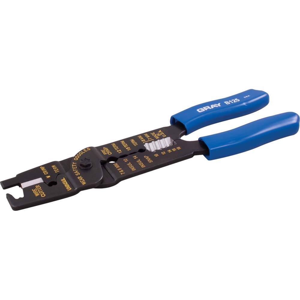 Heavy Duty Multi Purpose Plier, 9-3/4&#34; Long, Stripper/crimper