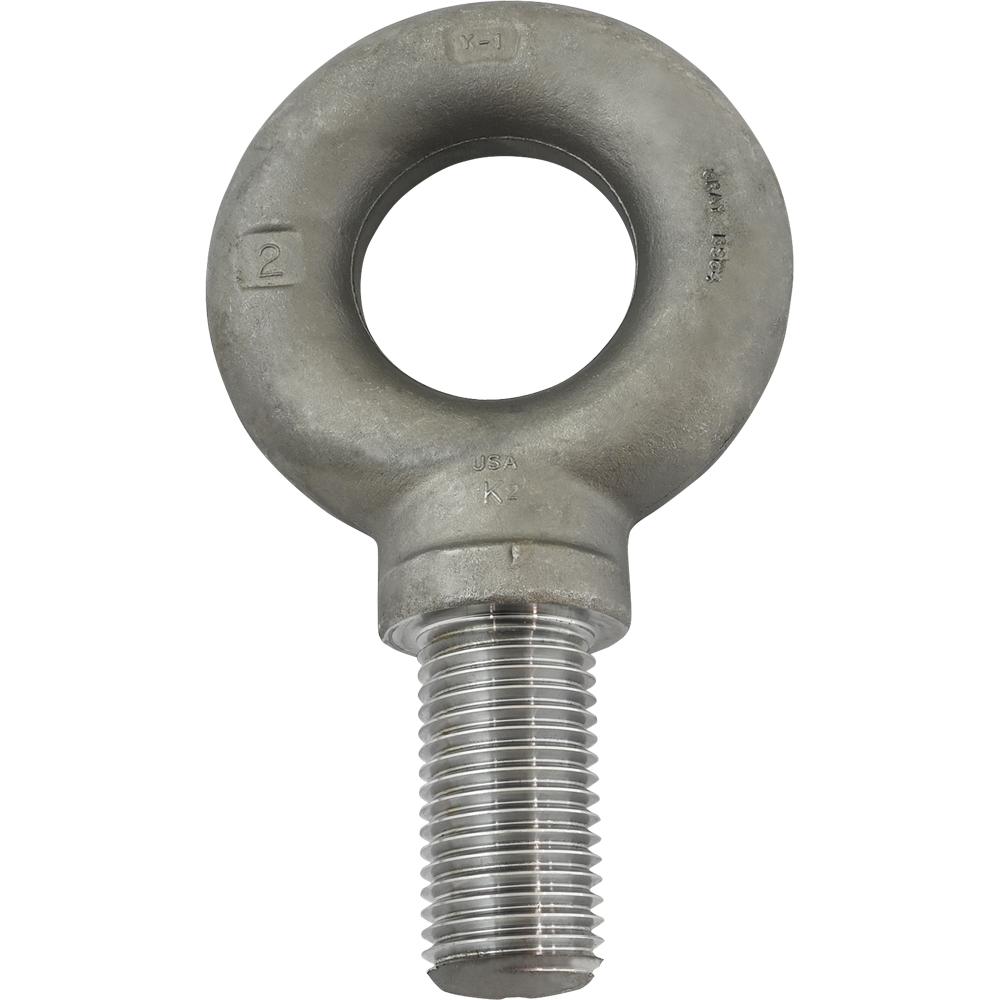 2-4-1/2 Shoulder Pattern Eye Bolt, 4&#34; Shank