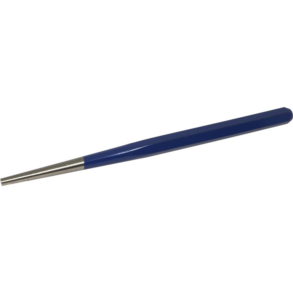 Long Taper Punch, 7/32&#34; Pin Diameter X 1/2&#34; Body X 9&#34; Long