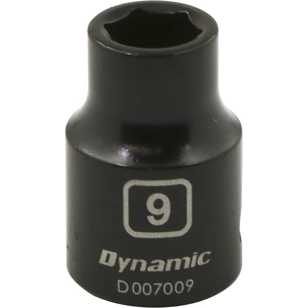 3/8&#34; Drive 6 Point Metric, 9mm Standard Length, Impact Socket