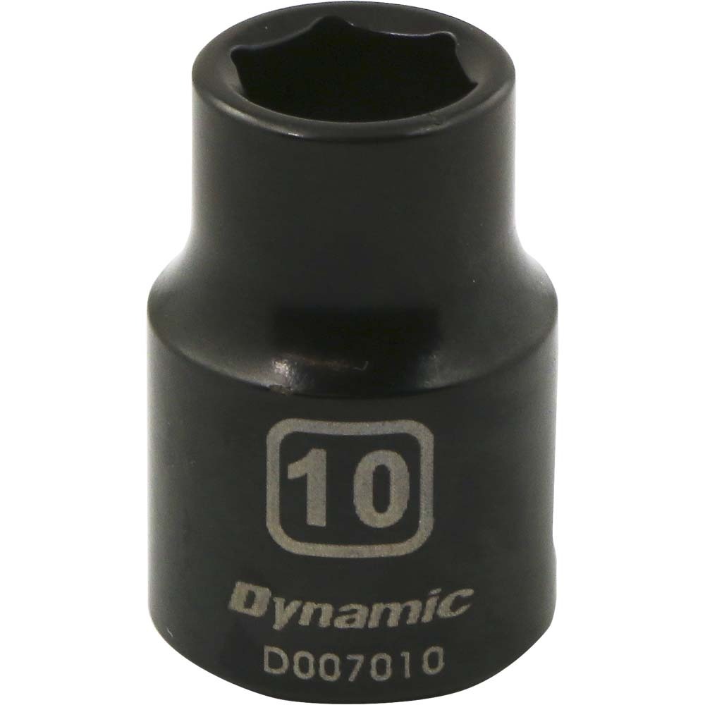 3/8&#34; Drive 6 Point Metric, 10mm Standard Length, Impact Socket