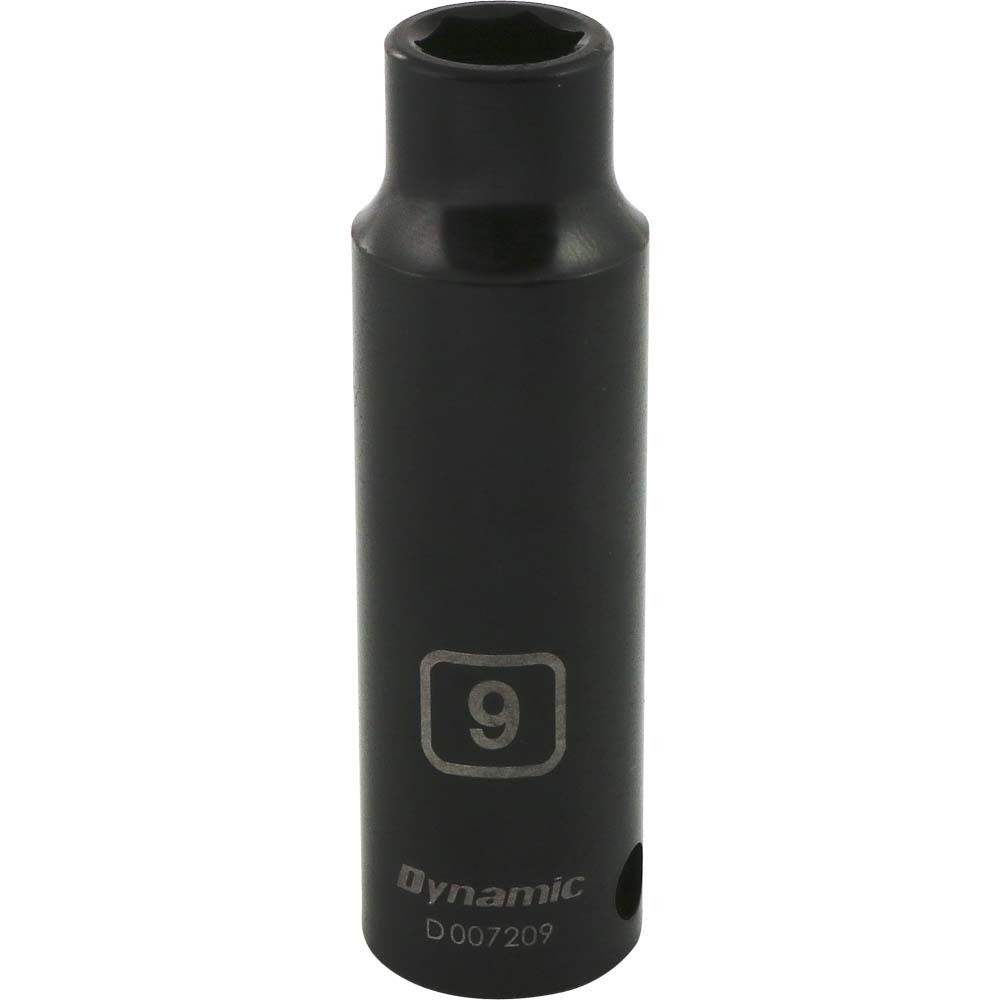 3/8&#34; Drive 6 Point Metric, 9mm Deep Length, Impact Socket