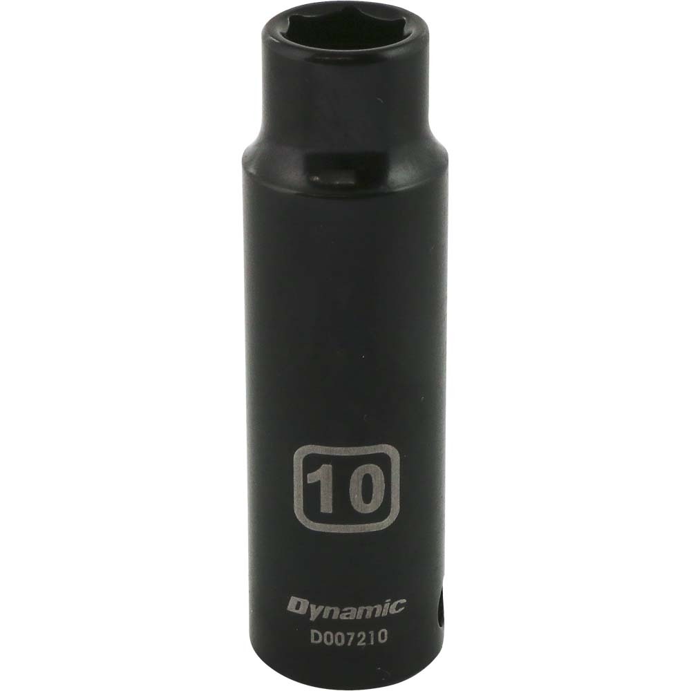 3/8&#34; Drive 6 Point Metric, 10mm Deep Length, Impact Socket