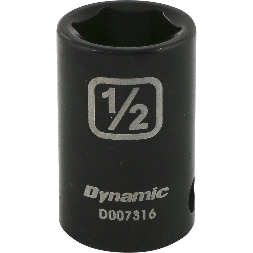 3/8&#34; Drive 6 Point SAE, 1/2&#34; Standard Length, Impact Socket