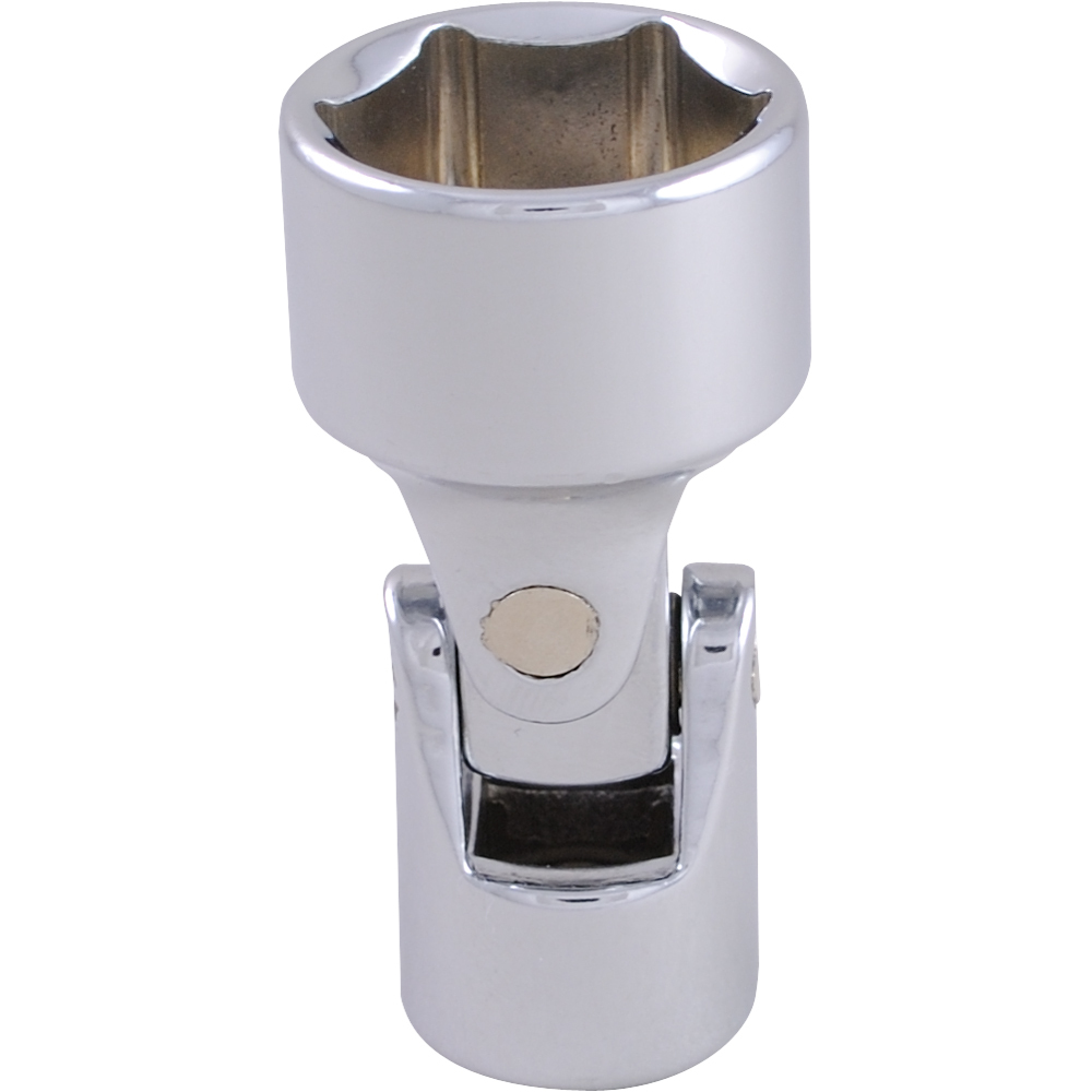 3/8&#34; Drive 6 Point SAE, 1/2&#34; Universal Joint Socket, Chrome Finish