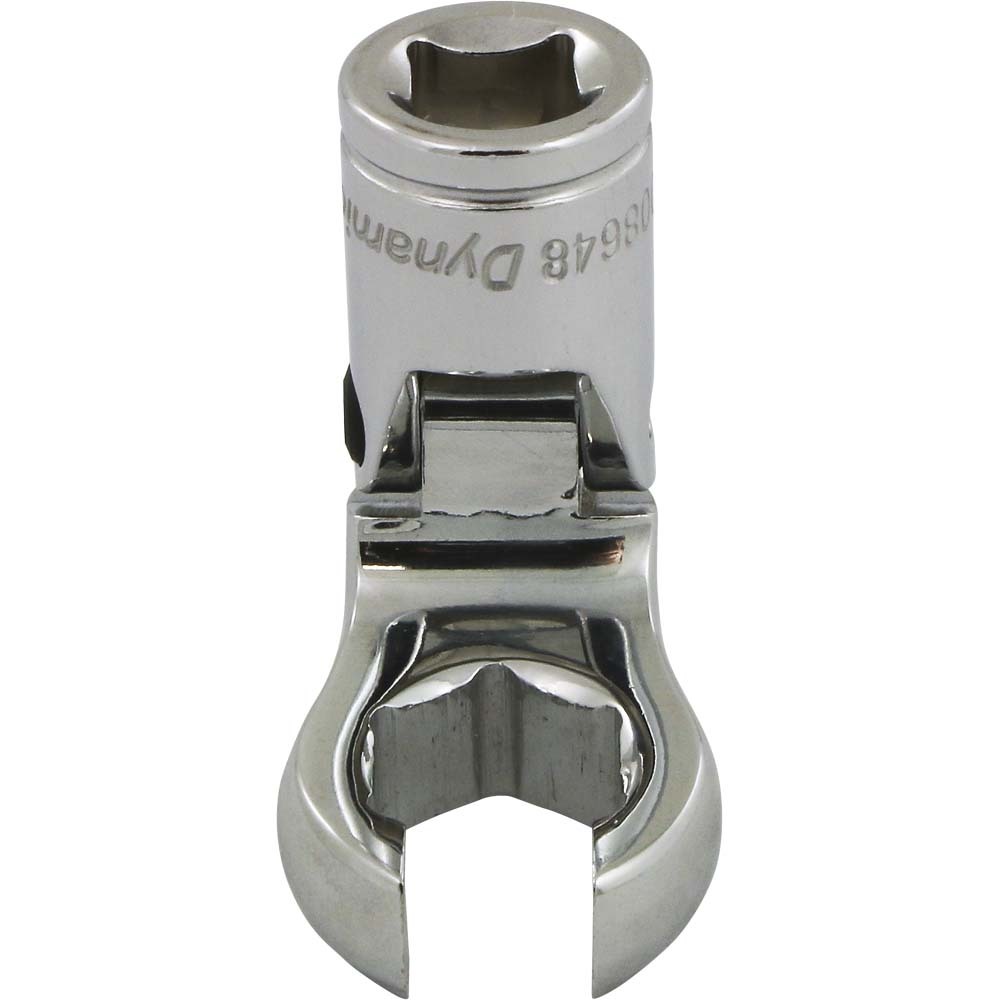 3/8&#34; Drive SAE 9/16&#34; Flex Head, Crow Foot Flare Nut Socket, Chrome Finish
