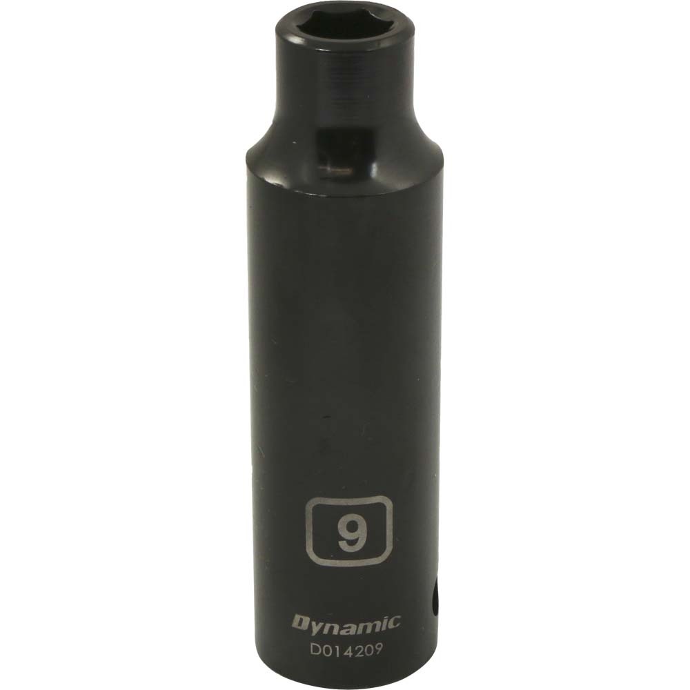 1/2&#34; Drive 6 Point Metric, 9mm Deep Length, Impact Socket