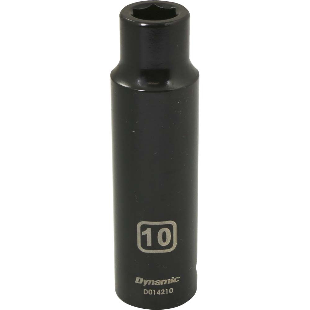 1/2&#34; Drive 6 Point Metric, 10mm Deep Length, Impact Socket