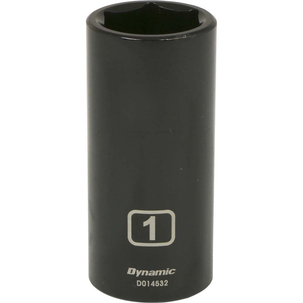 1/2&#34; Drive 6 Point SAE, 1&#34; Deep Length, Impact Socket