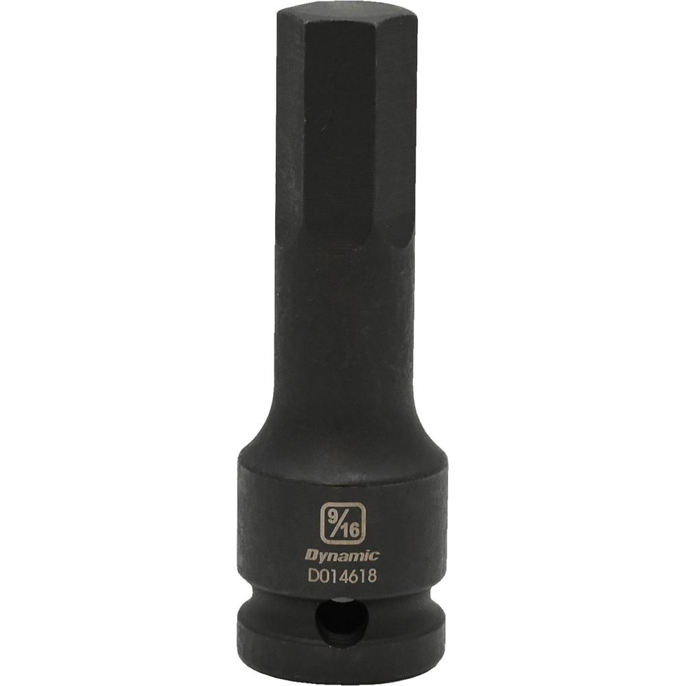 1/2&#34; Drive SAE Hex Head, 9/16&#34;, Bit Impact Socket