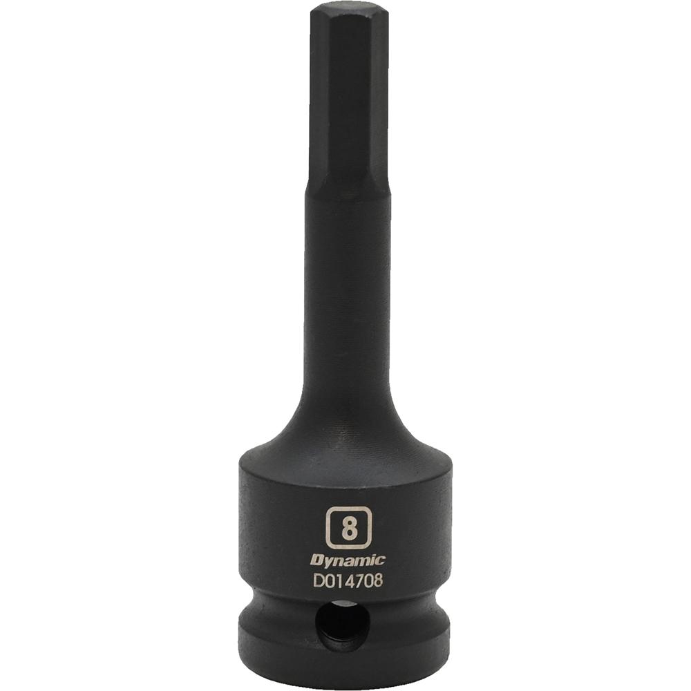 1/2&#34; Drive Metric Hex Head, 8mm, Bit Impact Socket