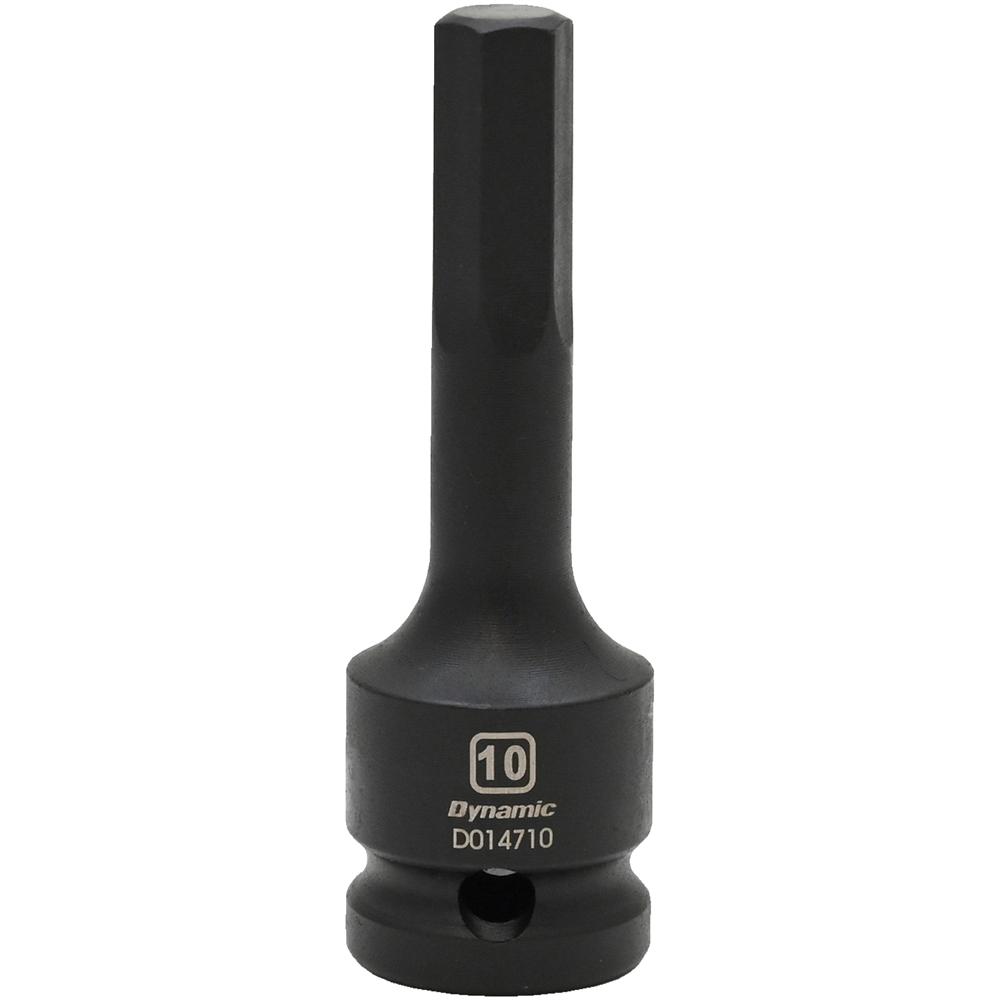 1/2&#34; Drive Metric Hex Head, 10mm, Bit Impact Socket