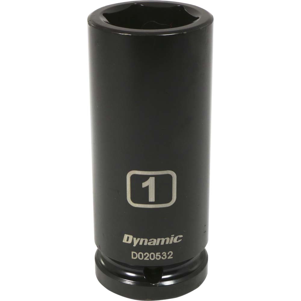 3/4&#34; Drive 6 Point SAE, 1&#34; Deep Length, Impact Socket