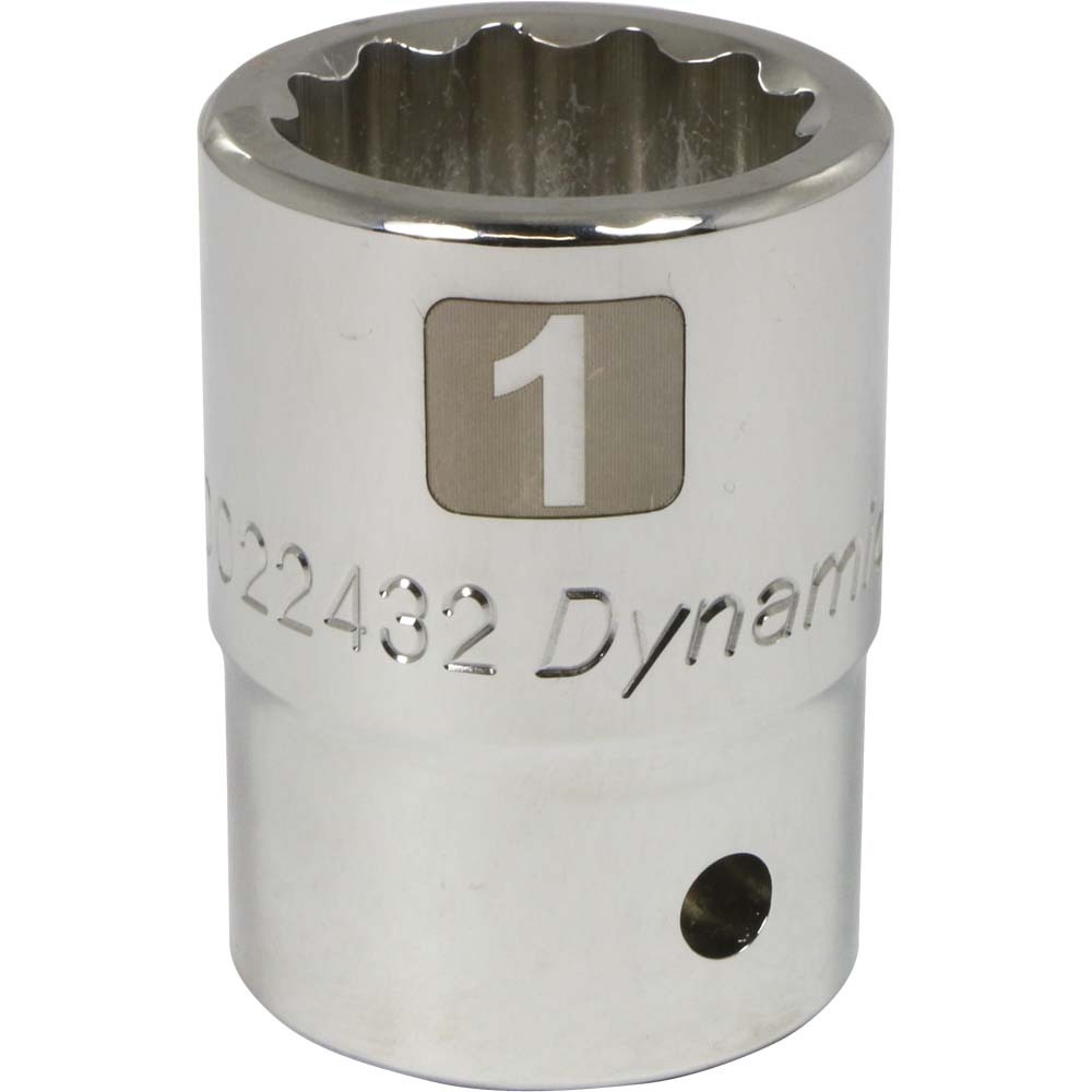 3/4&#34; Drive 12 Point SAE, 1&#34; Standard Length, Chrome Finish Socket
