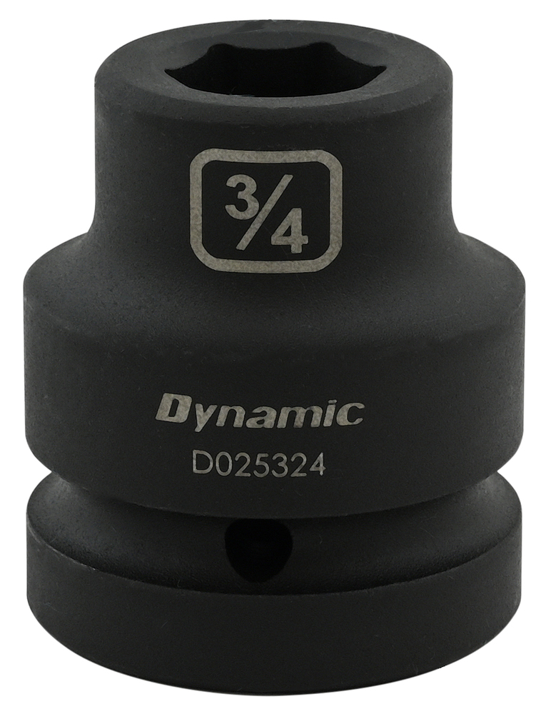 3/4&#39;&#39; X 1&#34; Drive, 6 Point Standard Length, Impact Socket