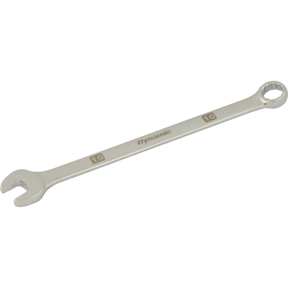 10mm 12 Point Combination Wrench, Mirror Chrome Finish