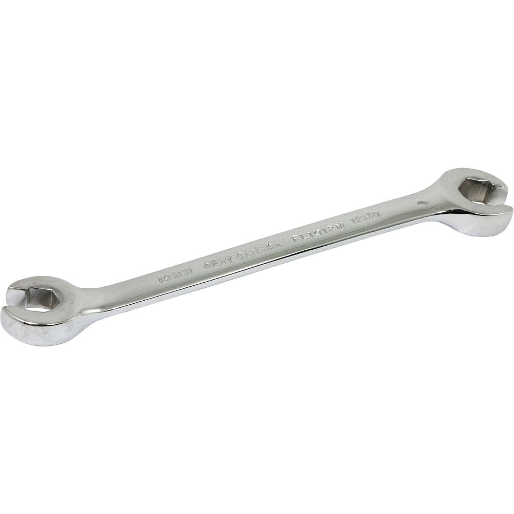 10mm X 12mm 6 Point, Mirror Chrome, Flare Nut Wrench