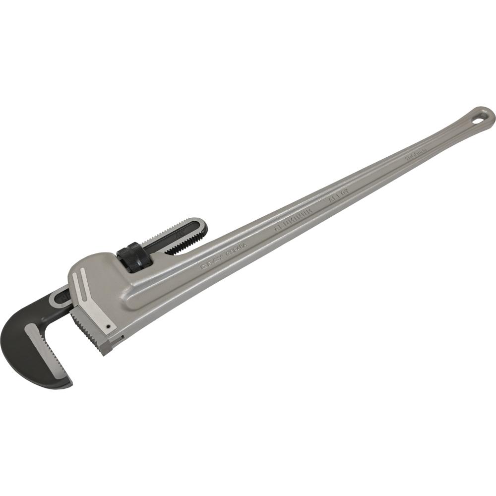 46&#34; Heavy Duty Aluminum, Pipe Wrench, 6 Capacity