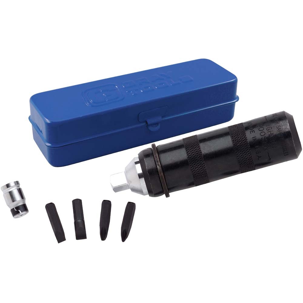 6 Piece 3/8&#34; Drive Impact Driver & Attachment Set