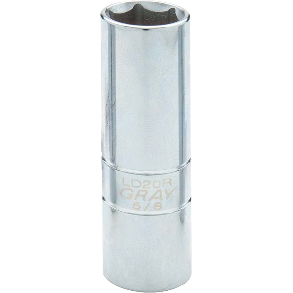 5/8&#34; X 1/2&#34; Drive, Chrome Spark Plug Socket