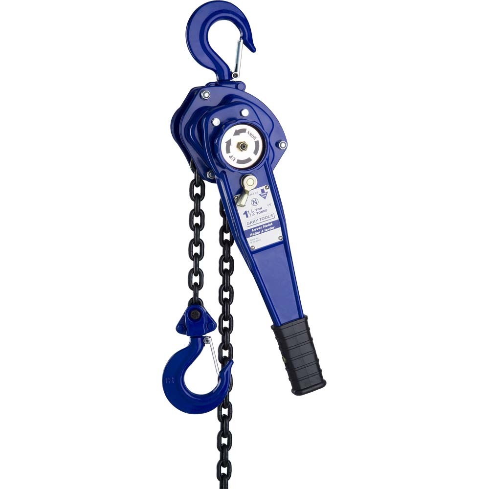 Lever Hoist, 0.25 Ton Capacity, 3 Ft Lift