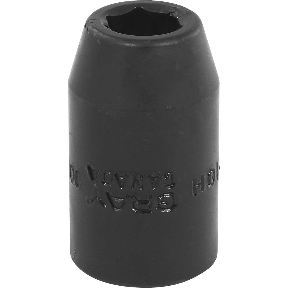10mm X 1/2&#34; Drive, 6 Point Standard Length, Impact Socket